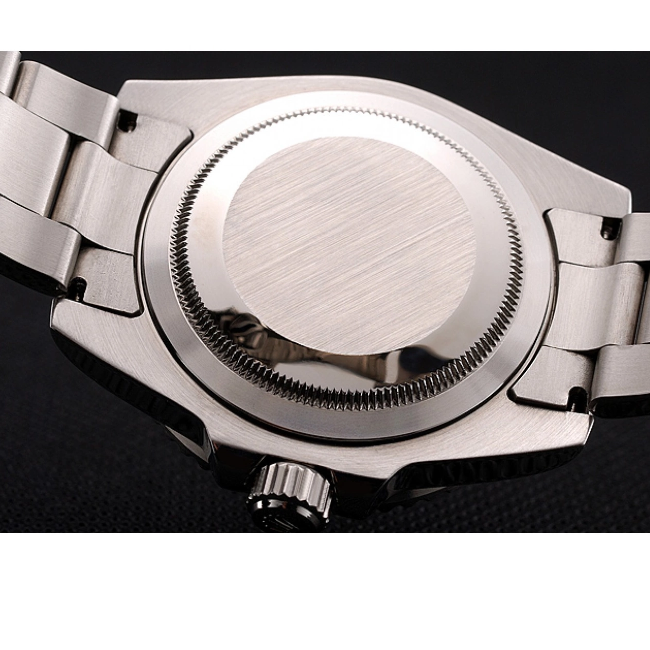 AAA replica watch Black Stone Bracelet GMT Swiss Dial Stainless Master Steel Case And Rolex Set II Bezel 1453747 0620